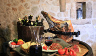Tradional Ham & Wine at Kameni Dvori old Tavern